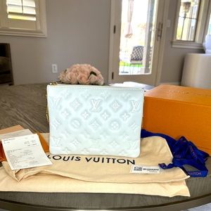 Louis Vuitton Coussin BB White Full Set